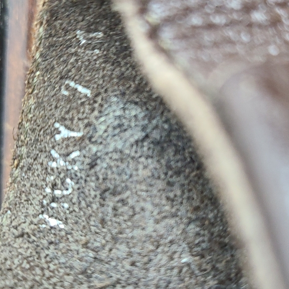 Brighton Brown Vicky Leather Silver Buckle Slip-on Sandals sz 7 Women's - Picture 9 of 9